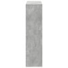vidaXL Knihovna betonově šedá 100 x 33 x 125,5 cm kompozitní dřevo