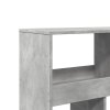 vidaXL Knihovna betonově šedá 100 x 33 x 125,5 cm kompozitní dřevo