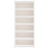 vidaXL Knihovna bílá 80x35x183 cm masivní dřevo borovice