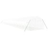 vidaXL Skleník s ocelovým rámem bílý 72 m² 24 x 3 x 2 m