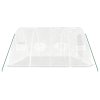 vidaXL Skleník s ocelovým rámem bílý 20 m² 5x4x2,3 m