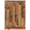 vidaXL Knihovna old wood 82,5 x 30,5 x 115 cm kompozitní dřevo