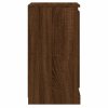 vidaXL Příborníky 2 ks hnědý dub 37,5x35,5x67,5 cm kompozitní dřevo