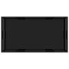 322903 vidaXL Coffee Table Black 120x60x35 cm Tempered Glass