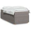 vidaXL Box spring postel s matrací taupe 80x200 cm textil