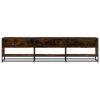 vidaXL TV skříňka kouřový dub 180 x 40 x 46 cm kompozitní dřevo