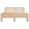 vidaXL Postel bez matrace 200 x 200 cm masivní borovice