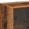 vidaXL Příborník old wood 102 x 37 x 75,5 cm kompozitní dřevo