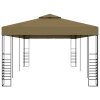 vidaXL Zahradní altán 6 x 3 x 2,7 m taupe 180 g/m²