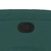 vidaXL Zvedací polohovací křeslo tmavě zelené textil
