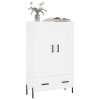 vidaXL Skříň highboard bílá 69,5 x 31 x 115 cm kompozitní dřevo