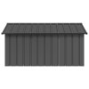 vidaXL Psí bouda antracitová 116,5x153x81,5 cm pozinkovaná ocel