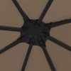 vidaXL Altán 3 x 3 m taupe