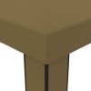 vidaXL Altán s dvojitou střechou 3 x 6 m taupe 180 g/m²