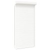 vidaXL Předokenní roleta hliníková 110 x 220 cm bílá