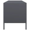 vidaXL TV skříňka antracitová 135x39x43,5 cm ocel válcovaná za studena