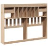 vidaXL Čelo postele s úložným prostorem 150 cm masivní borovice