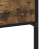 vidaXL Rám postele bez matrace kouřový dub 137x190 cm kompozitní dřevo