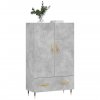 vidaXL Skříň highboard betonově šedá 69,5x31x115 cm kompozitní dřevo
