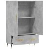 vidaXL Skříň highboard betonově šedá 69,5x31x115 cm kompozitní dřevo