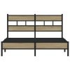 vidaXL Rám postele bez matrace dub sonoma 140x190 cm kompozitní dřevo