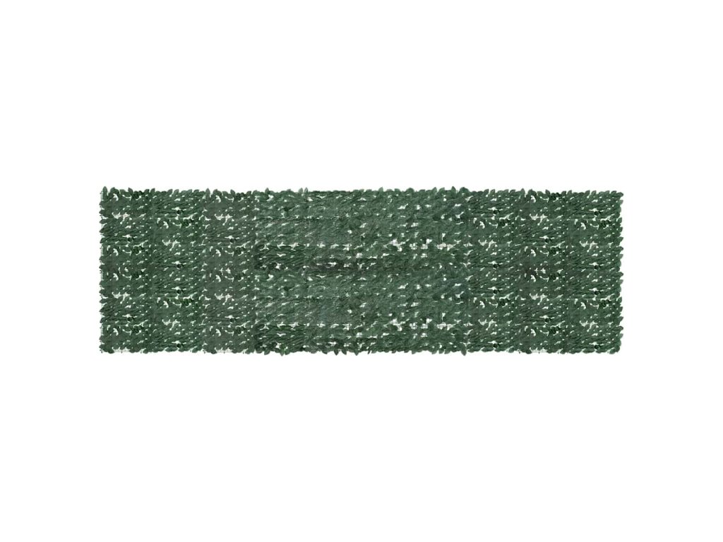 vidaXL Balkónová markíza s tmavozelenými listami 500x150 cm