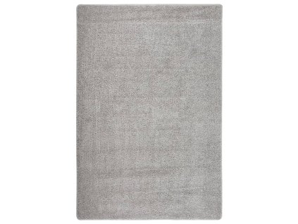 vidaXL Chlpatý koberec bledosivý 140x200 cm protišmykový
