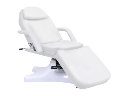 vidaXL Masážny stôl, biely 180x62x(86,5-118) cm