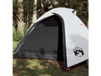 vidaXL Kempingový stan pre 2 osoby biely 264x210x125 cm 185T taffeta