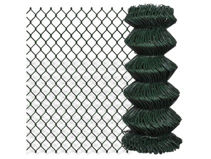 vidaXL Drôtené pletivo, oceľ 0,8x25 m, zelené