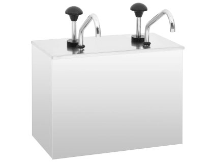 vidaXL Dávkovač na omáčku nehrdzavejúca oceľ 2 x 3,5 l