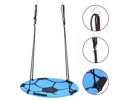 vidaXL Futbalová hniezdna hojdačka 100 cm