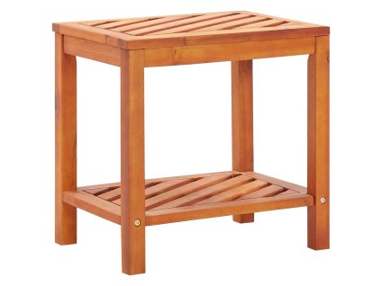 vidaXL Bočný stolík 45x33x45 cm masívne akáciové drevo