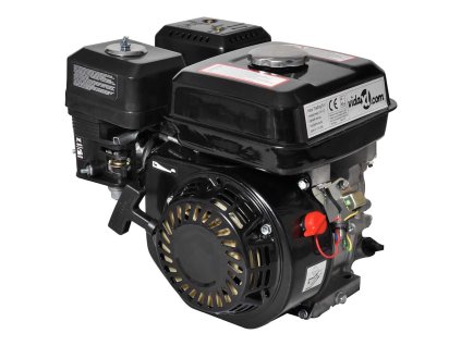 Benzínový motor 6,5 HP 4,8 kW, čierny