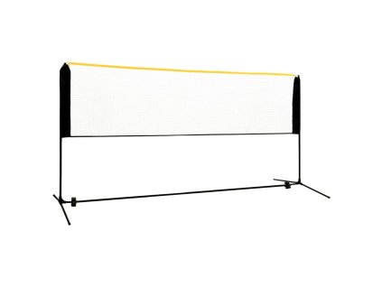 vidaXL Nastaviteľná bedmintonová sieť 300x103x94-158 cm kov