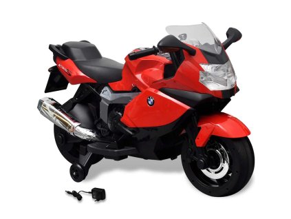 Elektrická motorka pre deti, červená BMW 283 6 V