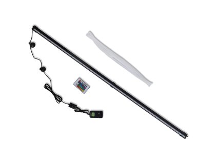Akváriová LED lampa s bublinami RGB 107 cm
