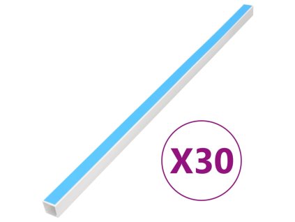 vidaXL Káblový rozvod samolepiaci 40x25 mm 30 m PVC