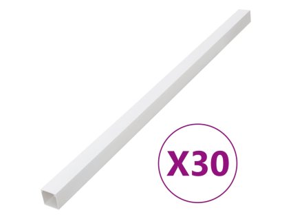 vidaXL Káblový rozvod 40x25 mm 30 m PVC