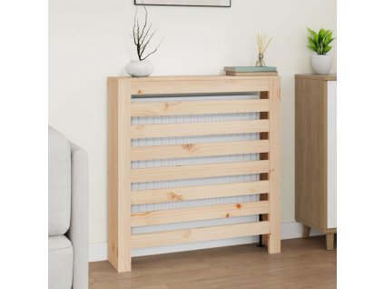 vidaXL Kryt na radiátor 79,5x19x84 cm masívna borovica