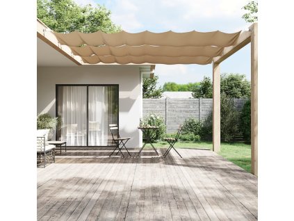 vidaXL Vertikálna markíza sivohnedá 100x1000 cm oxfordská látka