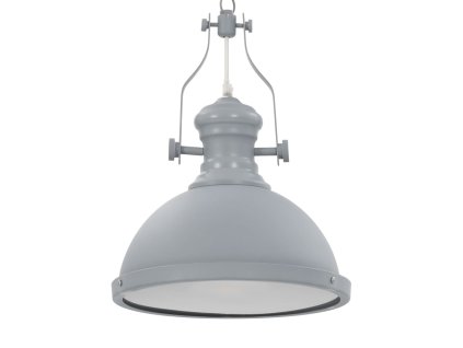vidaXL Stropná lampa sivá okrúhla E27