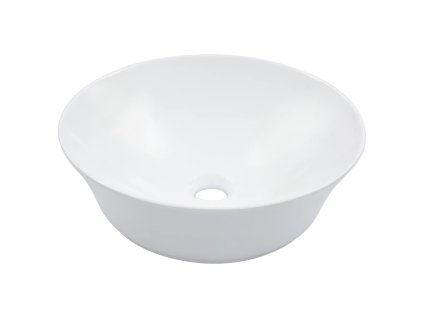 vidaXL Umývadlo biele 41x12,5 cm keramické