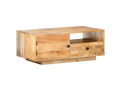 vidaXL Konferenčný stolík 90x50x35 cm mangovníkový masív