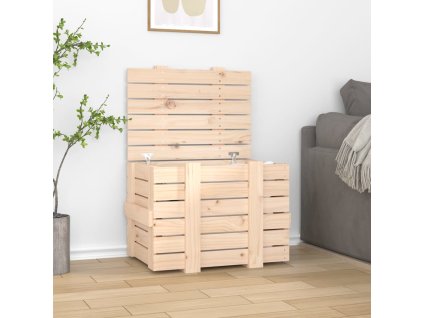 vidaXL Úložný box 58x40,5x42 cm masívna borovica