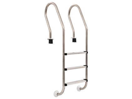 vidaXL Bazénový rebrík s 3 schodíkmi, nehrdzavejúca oceľ 304, 120 cm