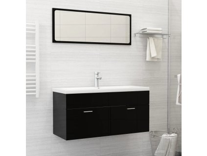 vidaXL Vstavané umývadlo s batériou 101x39x18 cm keramika biele