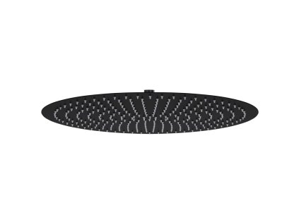 vidaXL Dažďová sprchová hlavica, oceľ 50 cm, okrúhla, čierna