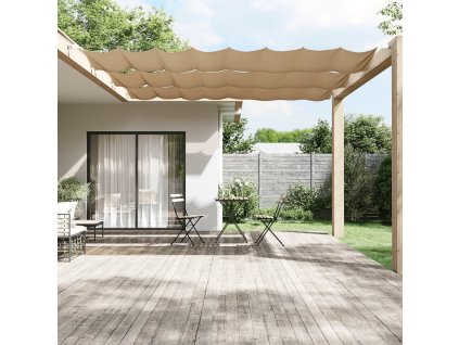 vidaXL Vertikálna markíza sivohnedá 100x1200 cm oxfordská látka