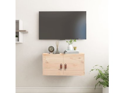 vidaXL Nástenná skrinka 60x30x30 cm masívna borovica